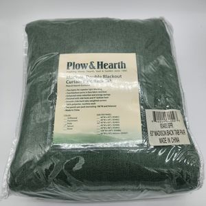 New Madison Double-Blackout Back-Tab Curtain Pair, 40"W x 63"L per panel…